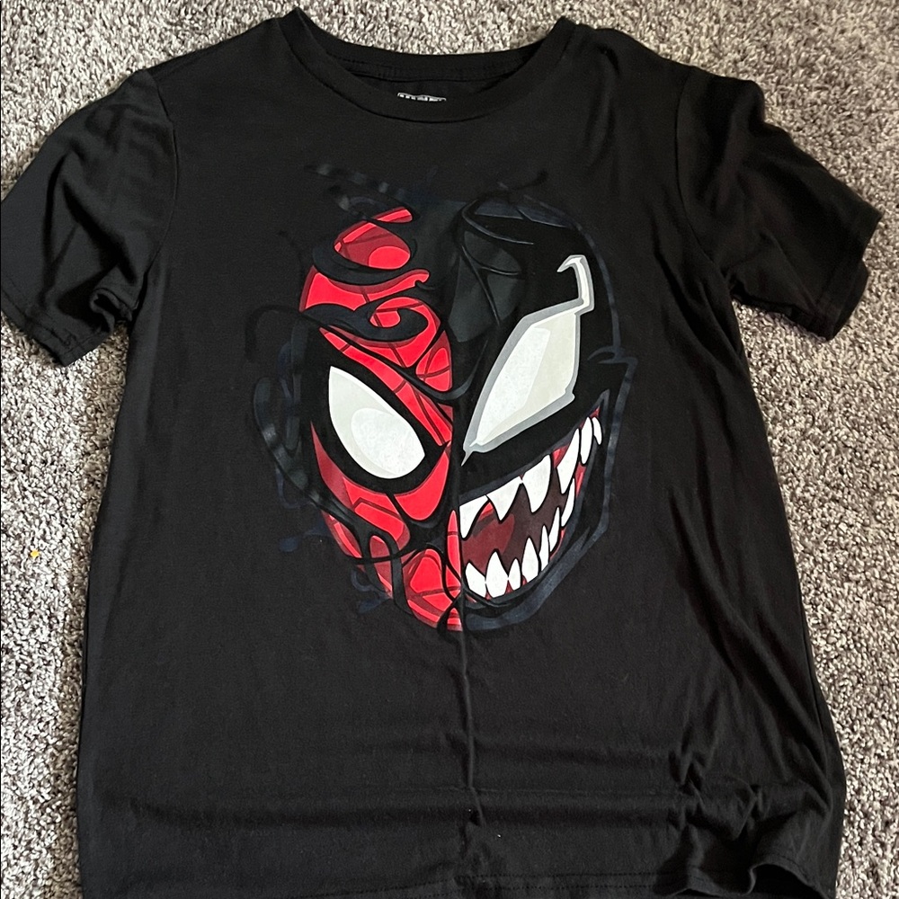 Marvel Black and Red Spider-Man Venom Tee
